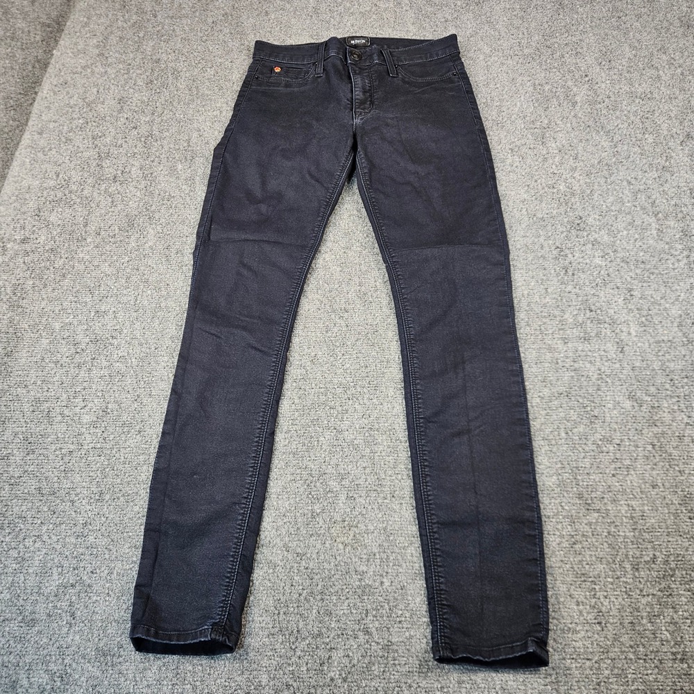 Hudson Nico Mid Rise Super Skinny Jeans Dark Indigo Wash WM407JE0 Womens 27